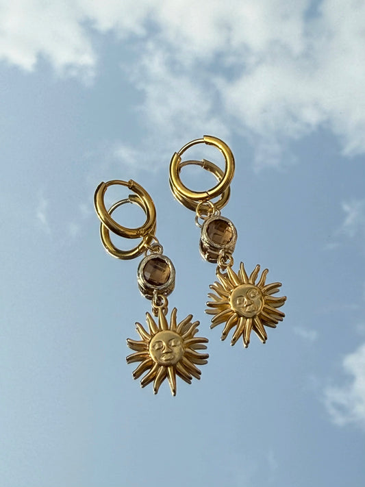 Boucle d'oreille Eguzki